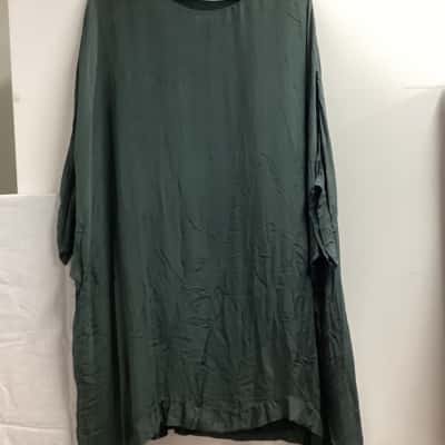  Womens Short Sleeve 100% Silk Top