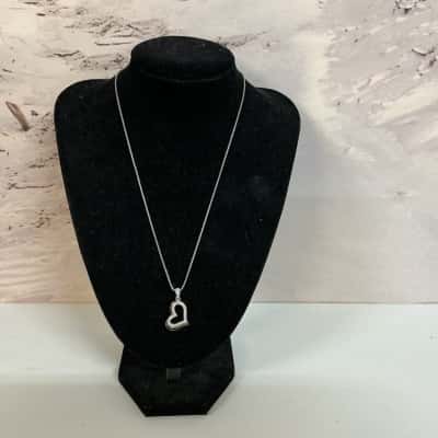 925 Double Heart Necklace