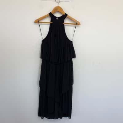 Seduce Black Cellophane Dress  Size 8 
