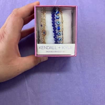 Kendall & Kylie Women’s Evil Eye Stackable Bracelet Set