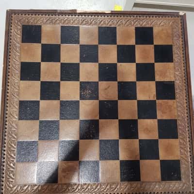 Vintage Metal Chess Set