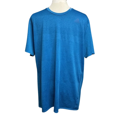 Adidas Mens  Size L Short Sleeve T-shirt Blue 