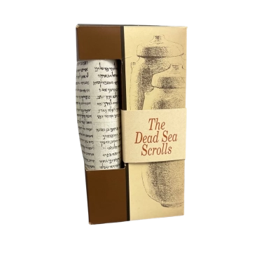 Dead Sea Scrolls Replica Gift Set – Israel Museum Jerusalem – Scroll, Jar & Booklet