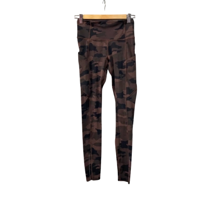 Lululemon Womens  Size 4 Leggings Brown / Camouflage 