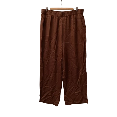 Sussan Womens  Size 16 Wide Leg Pants Brown F