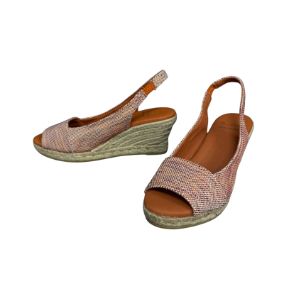 Toni Pons 'Monza-FY' Sandals (Size 38) Cream /Brown/Multicoloured 