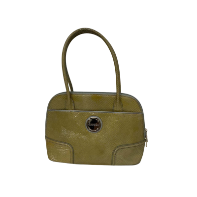 Oroton Shoulder Bag Leather  Mustard 