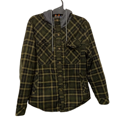  Mens  Size M Hood Jacket / Winter Jacket Checked 