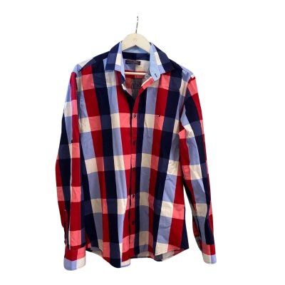 Tommy Hilfiger Mens  Size XL Long Sleeve Shirt Checked 