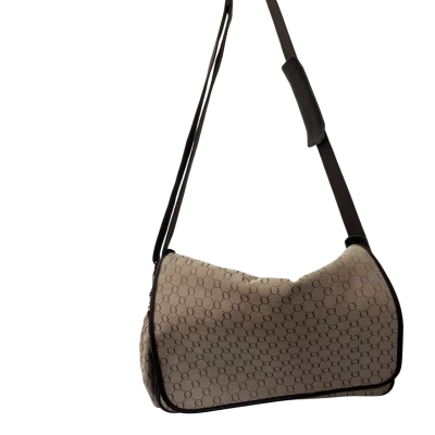 Oroton Messenger Monogram Brown  Bag 
