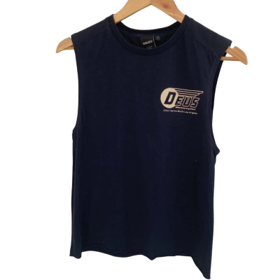 Deus Motorcycles Size XS Tank Top Black  