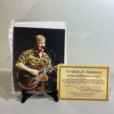 AUTHENTICATED Signed John Sebastian Photograph