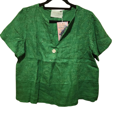 Donna Donna Womens  Size S to M Blouse Green 