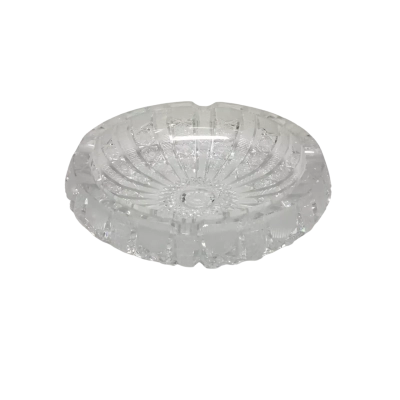 Vintage Cut Crystal Heavy Ashtray - As New - Circa 1970s
