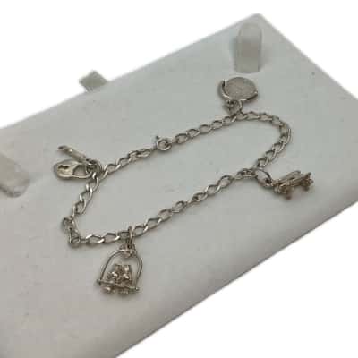 Womens Bracelet / Charm Bracelet Sterling Silver 