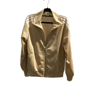Adidas Womens  Size M Gold / White zip up Jacket 