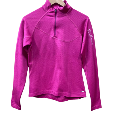 Salomon Pink ActiLite Long Sleeve Sports Top Size S