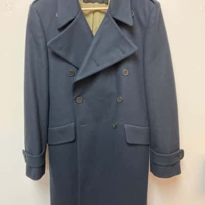 French Connection Womens  Size M Trench Coat Navy Blue 