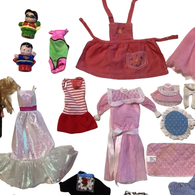Vintage Barbie clothes assortment