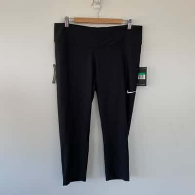 Dri Fit / Nike Black Power Victory Tight Fit Sport Leggings  Size XL 