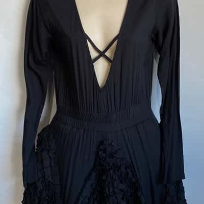 Women's STATE OF GEORGIA Black Tutu Dress Size 8