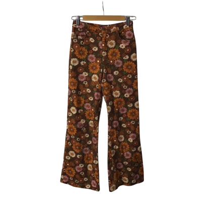 Princess Highway Womens Size 6 Boho Multicoloured Floral High Waisted Flared Jeans 