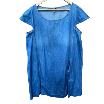 ELK Blue Denim Dress Size L