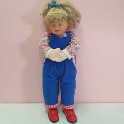 Vintage 1997 Cititoy Bashful Kids Doll 80cm Doll Blonde Hair