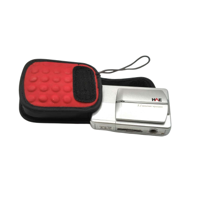 Generic Brand Digital Compact Camera In Protective Carry Pouch Tested Working - Takes SD Memory Card & AAA Batteries (not included)