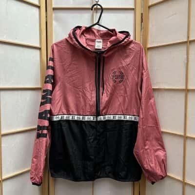 PINK Victoria's Secret Women’s  Size S / XS Windbreaker/ Hoodie Black  / Pink  