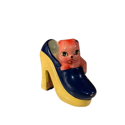 Cat On Shoe Sharpener