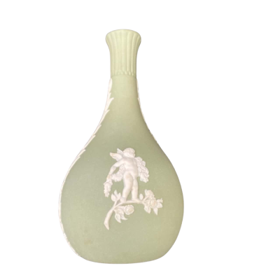 Wedgwood Jasper Sage Green Seasons Bud Vase
