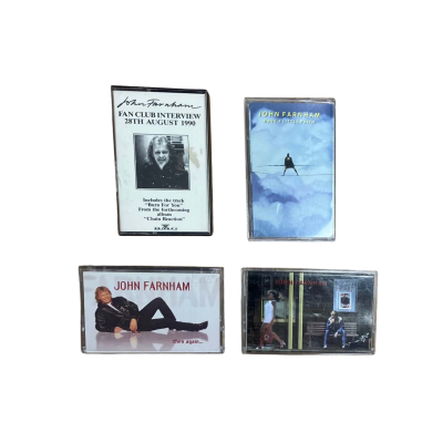 4pcs John Farman Casette Tapes