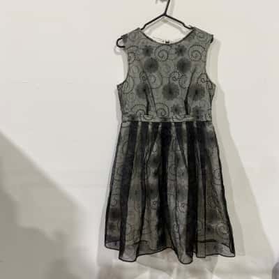 Target Limited Edition Prom Dress Womens Size 14 Black  / White 