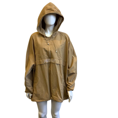 Punyus Women's Size L Oversized Hooded Poncho Brown 