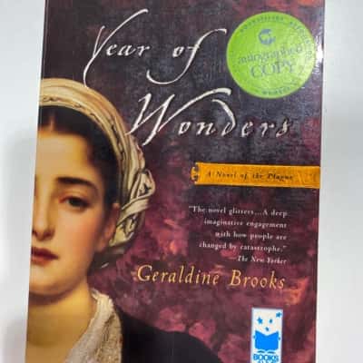 Signed Year of Wonders A novel of the Plague By Geraldine Brooks