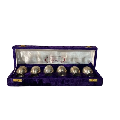 Vintage Silver-Plated Mini Goblets 