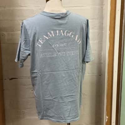 Jaggad Womens  Size L Short Sleeve Shirt Navy Blue 