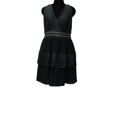 Wayne Cooper Womens Size 14 Cocktail Midi/Party Dress Black  