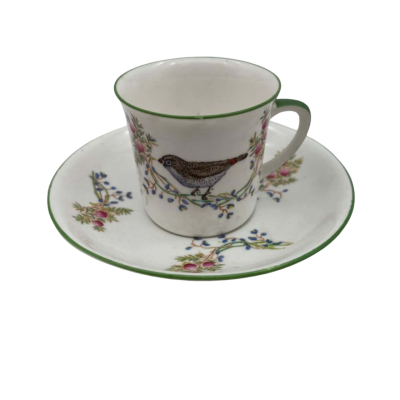 Peacock Pottery ‘Tasmanian Birds’ Coffee Cup & Saucer
