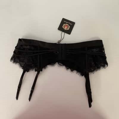 Honey Birdette Womens  “Madame” Suspender - Size L Brand New RRP $99.95