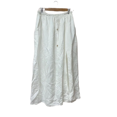 BNWT Fussy The Label Womens Size M White Linen/Rayon Skirt RRP $95.95