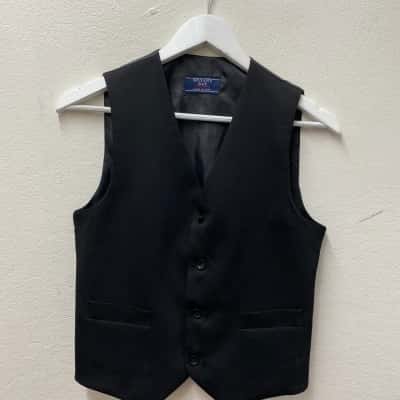  Mens Size 12 Vest Black  