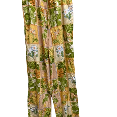 Saba Womens  Size 8 Casual Pants Blue / Green / Yellow 