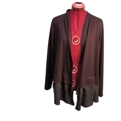 pingpong Womens  Size 14 Cardigan Burgundy
