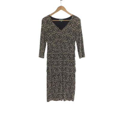 Blue illusion Women's Size XS Floral Dress Black / Grey 
