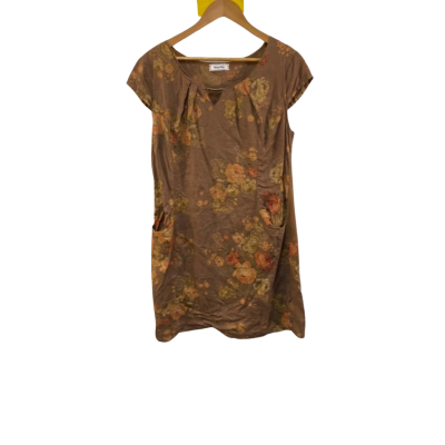 Helga May Womens Dress Brown / Floral 