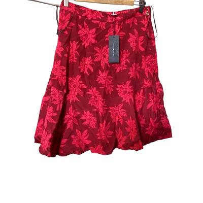 Tommy Hilfiger Womens  Size 8 Red Skirt