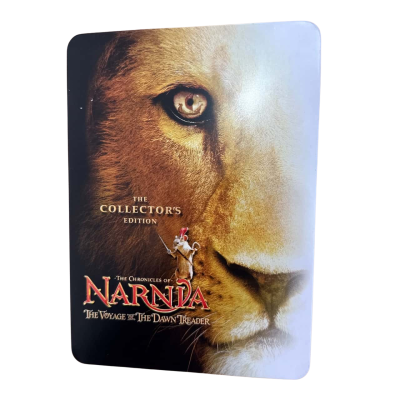 The Chronicles Of Narnia VOYAGE OF THE DAWN THREADER Movie DVD in Metal Tin 