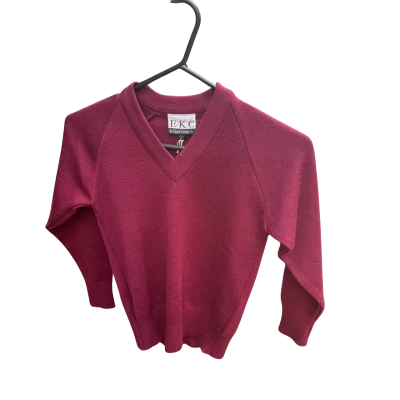 E K C By Elegant Knitting Co. Kids Burgundy Size 8